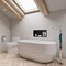 Alfi Brand ALFI brand AB8838 59" White Oval Acrylic Free Standing Soaking Bathtub AB8838 - alternate 6